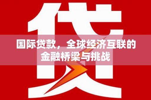 杭锦旗国际贷款，全球经济互联的金融桥梁与挑战
