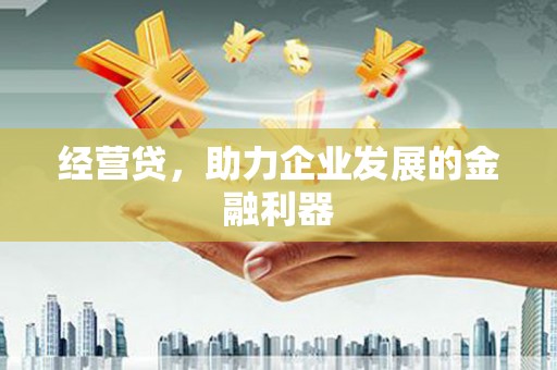 杭锦旗经营贷，助力企业发展的金融利器