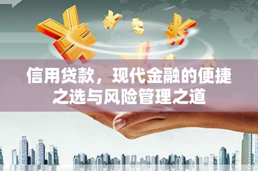 杭锦旗信用贷款，现代金融的便捷之选与风险管理之道