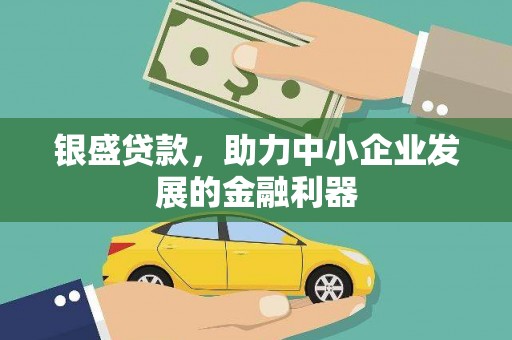 杭锦旗银盛贷款，助力中小企业发展的金融利器