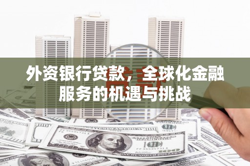 杭锦旗外资银行贷款，全球化金融服务的机遇与挑战