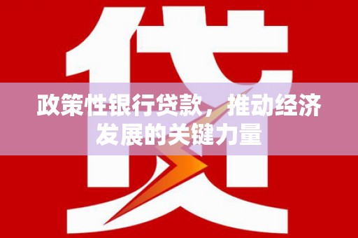 杭锦旗政策性银行贷款，推动经济发展的关键力量