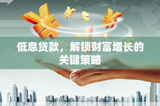 杭锦旗低息贷款，解锁财富增长的关键策略