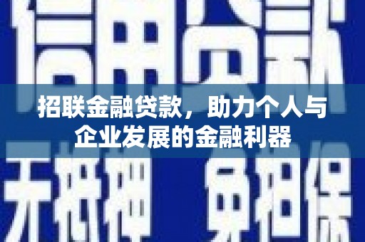 杭锦旗招联金融贷款，助力个人与企业发展的金融利器