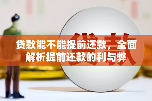 杭锦旗贷款能不能提前还款，全面解析提前还款的利与弊