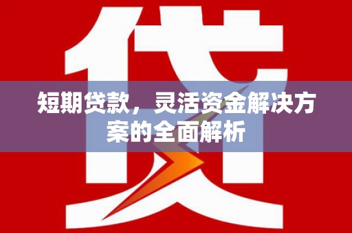 杭锦旗短期贷款，灵活资金解决方案的全面解析