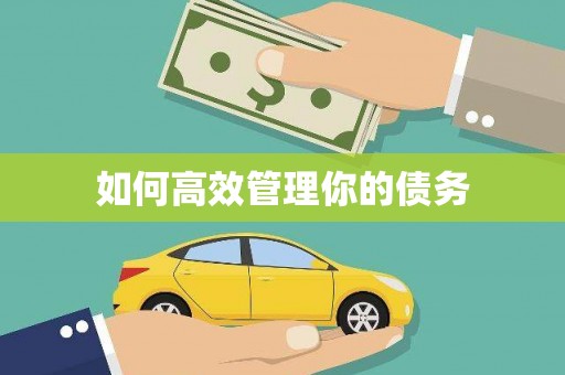 杭锦旗如何高效管理你的债务
